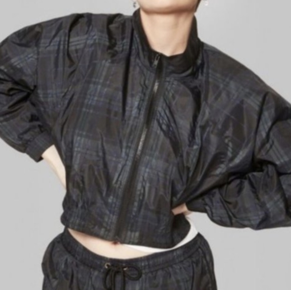 Free w/ purchase Wild Fable Checkered Wind Breaker Jacket - Picture 2 of 11